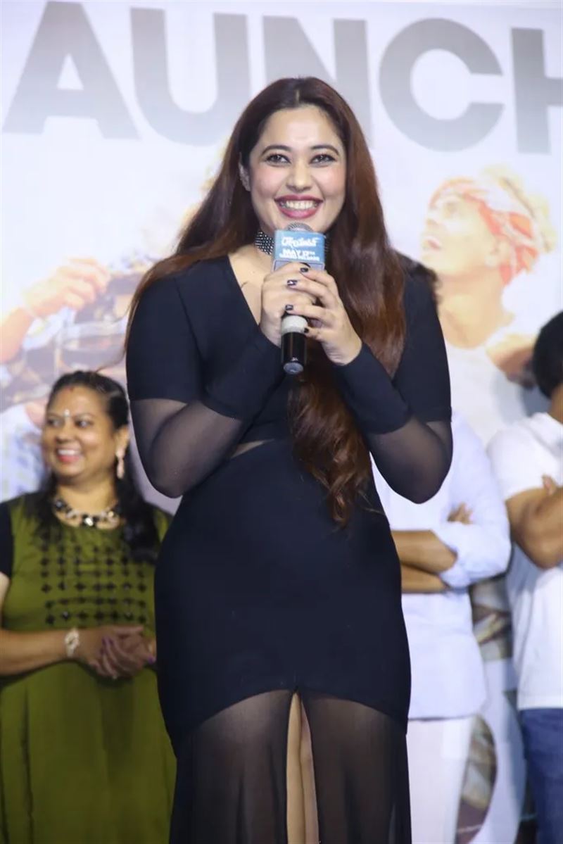 Telugu Actress Ankita Kharat at Raju Yadav Movie Trailer Launch